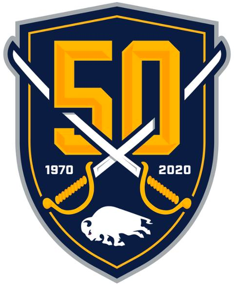 Buffalo Sabres 2020 Anniversary Logo iron on transfers for fabric version 2
